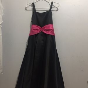[Good Girl U.S.A.] Black Dress with Hot Pink Belt